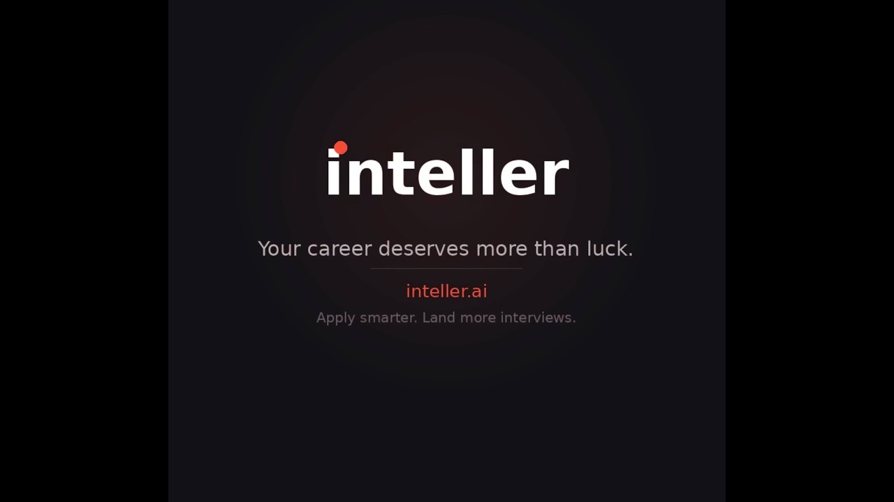 Inteller: AI Job Scanner That Tailors Your Resume in Seconds