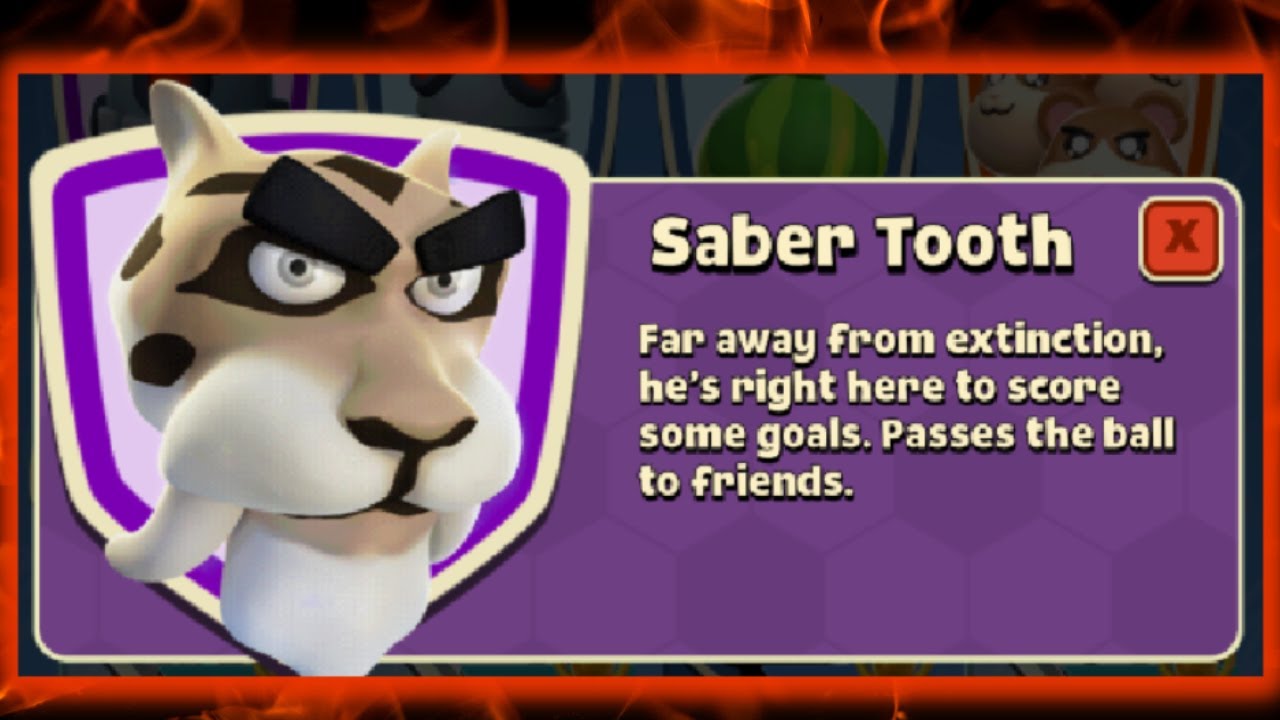 🐯NEW RUMBLER SABER TOOTH!!! Rumble Stars Football LONG TOOTH