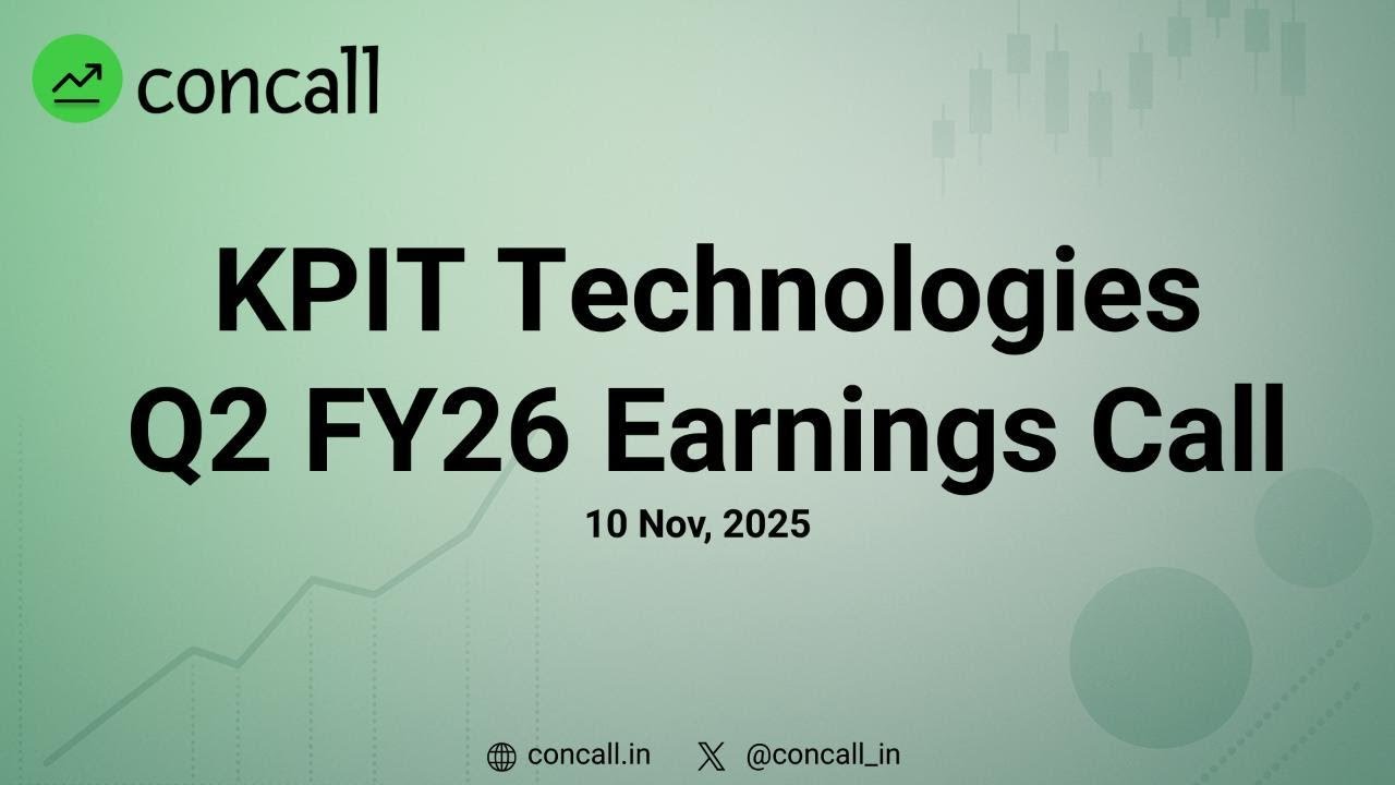 KPIT Tech Q2 FY26 Earnings Conference Call | Concall.in