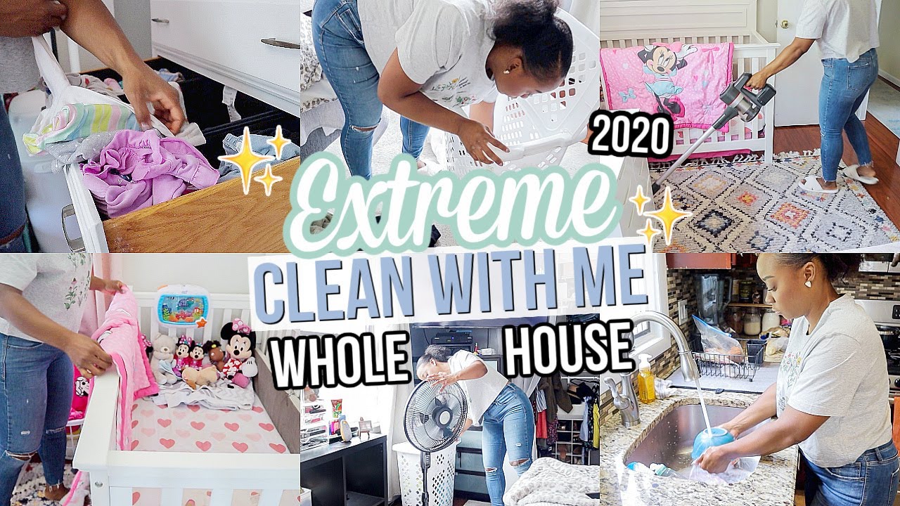 EXTREME ALL DAY CLEAN WITH ME! ULTIMATE SPEED CLEANING MOTIVATION | REAL LIFE CLEANING | NIA NICOLE