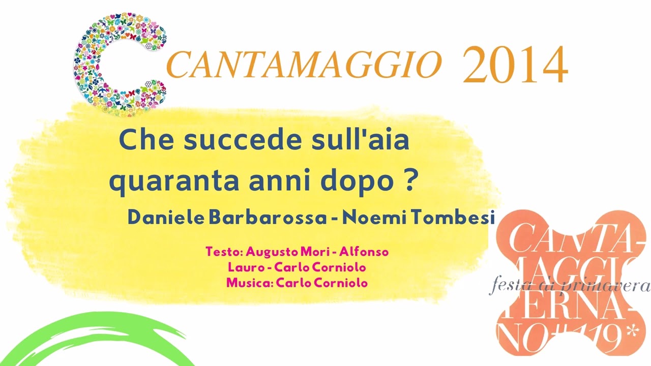Cosa succede sull'aia quaranta anni dopo ? - Daniele Barbarossa - Noemi Tombesi (2014)