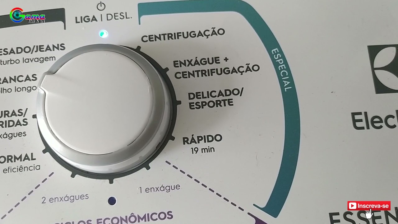 Eletrolux Essencial (Essential) Care 11kg LES11 Como funciona as opções de lavagem
