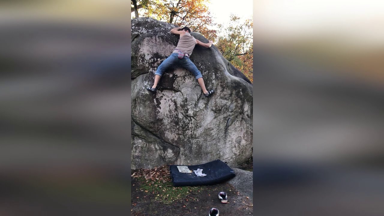 Climbing 5/6 grade: Beaufort, Pion cassé, Surplomb du bengale,Macadam,Oeuf de colombe (Rocher Canon)