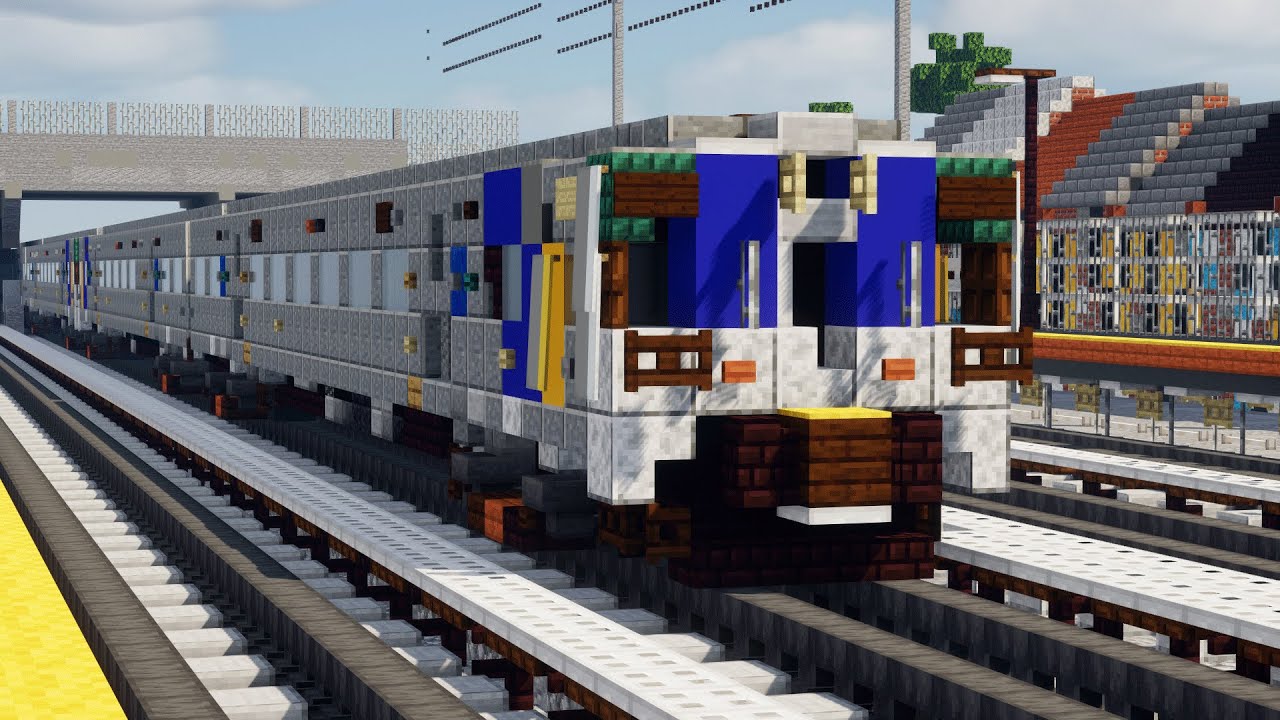 Обучающее видео по дрезине Minecraft LIRR M9