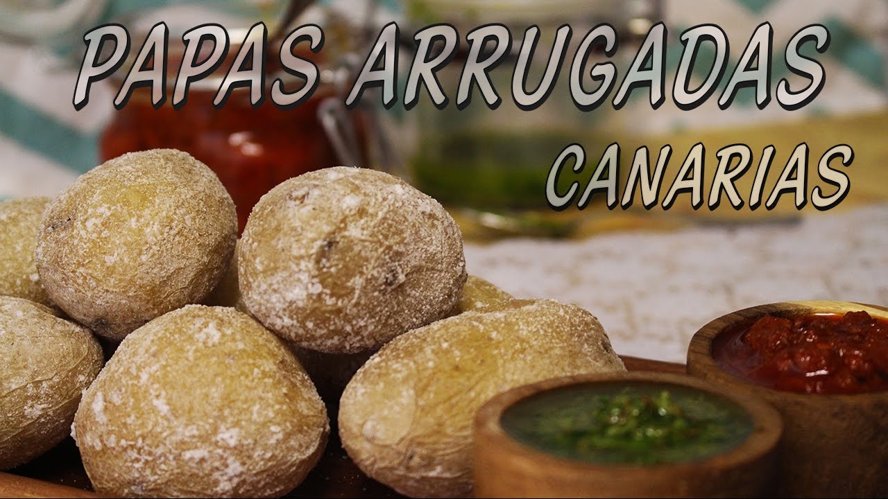 PAPAS ARRUGADAS CON MOJO PICÓN Y MOJO VERDE CILANTRO | Recetas tradicionales españolas