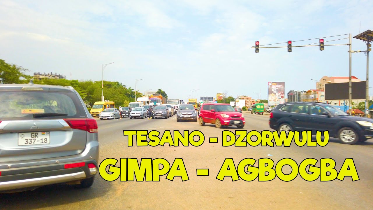 DRIVE   |   Drive from Tesano, Achimota Overhead, N1 Highway, Dzorwulu, Fiesta Royal, GIMPA, Legon.