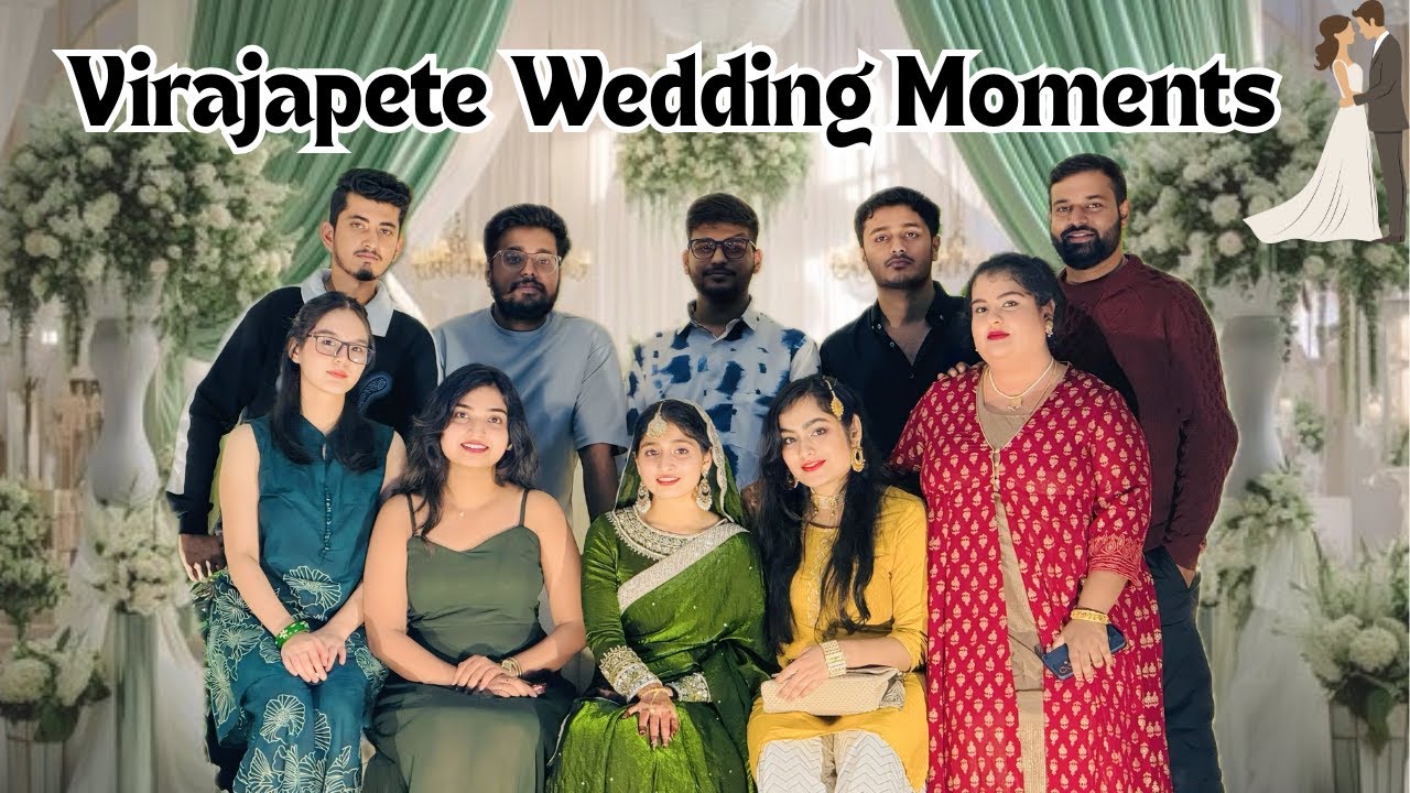 Wedding Moments💍in Virajapete 🌿 | Hanumanthu Palav 😋 | Dubare Elephant Camp 🐘 | @Kavya-Divya143 💫
