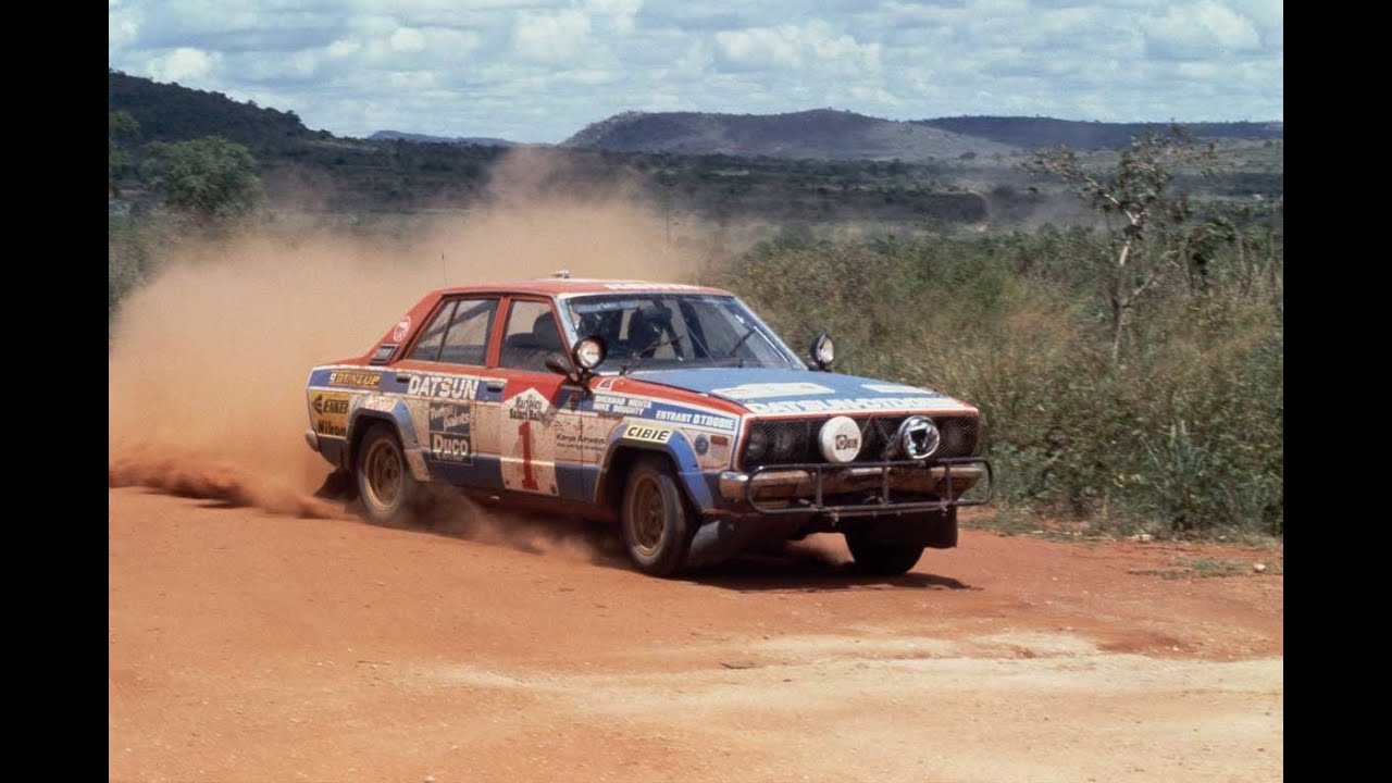 1980年サファリ・ラリー　シェッカー・メッタ（ダットサン160J）が２連覇