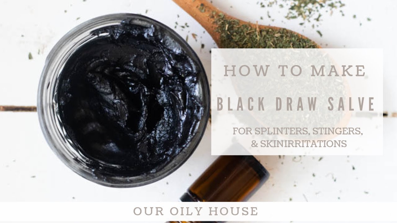 How to Make Draw Salve | Removing Splinters and Stingers | Activated Charcoal Benefits