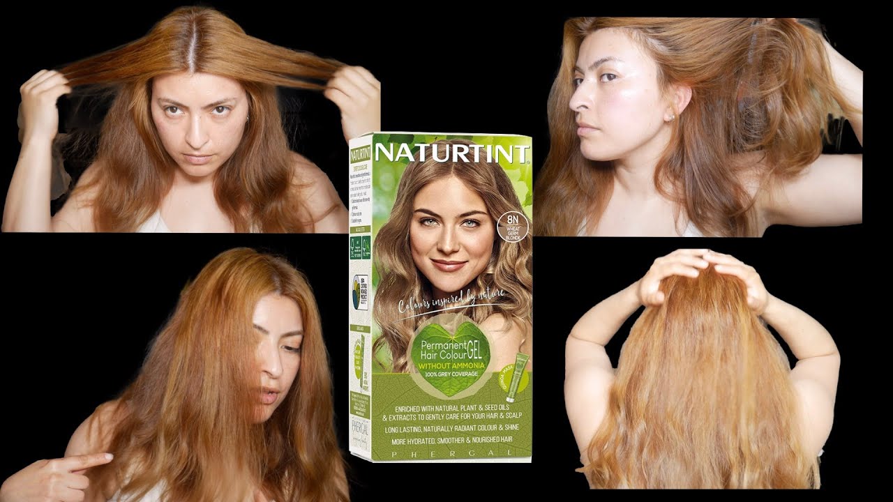 TRYING OUT ANOTHER NATURTINT HAIRDYE! 8N WHEAT GERM BLONDE