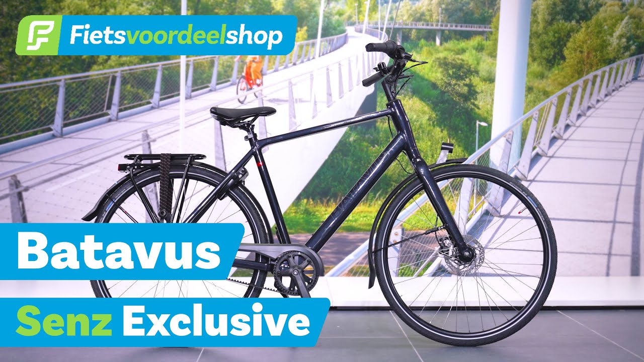 Batavus Senz Active Exclusive - Met zo'n Stadsfiets heb je Geen E-bike nodig
