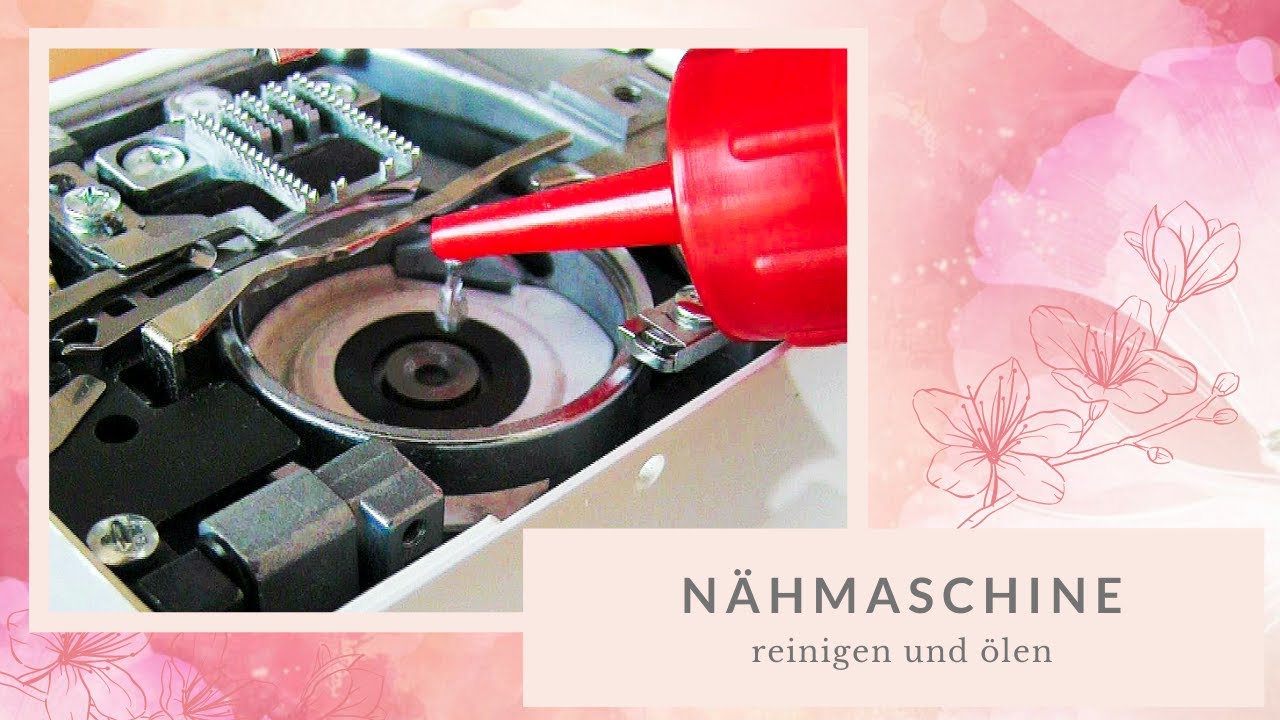 Nähmaschine reinigen und ölen W6 N 5000 pflegen