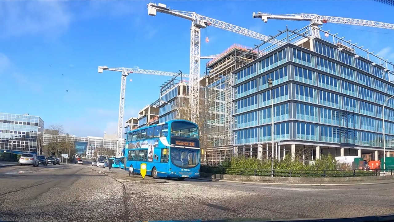 MK City Centre Driving Tour 4k || Milton Keynes Centre Driving Tour 4k