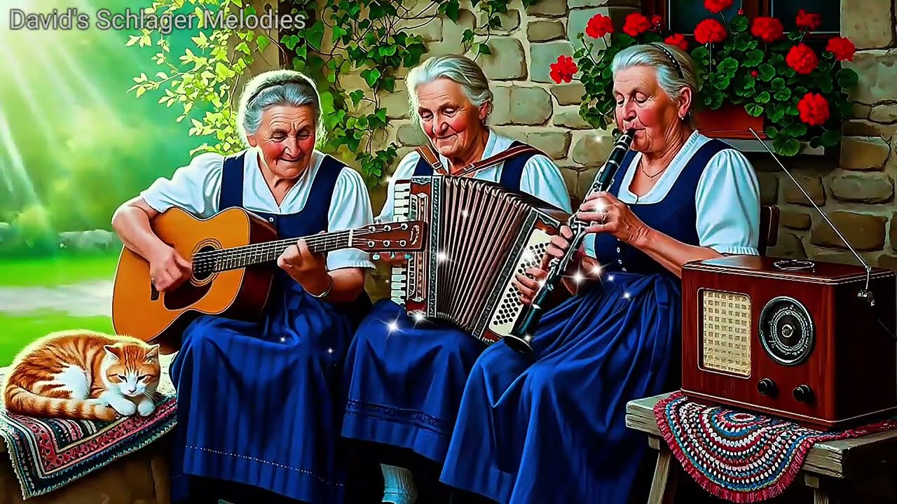 Soothing German Schlager & Volksmusik – 1 Hour Vintage Countryside Nostalgia 🎶✨