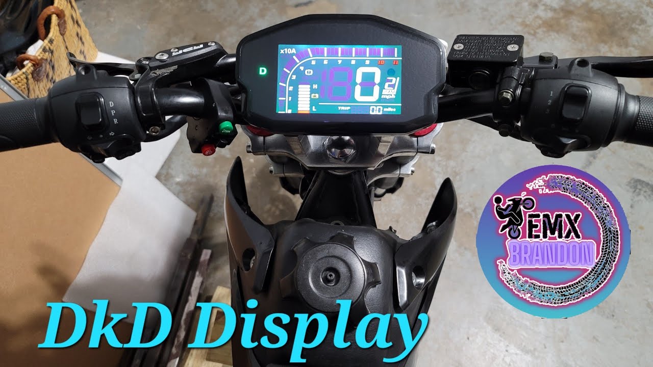 Dkd Display Install On The 8000w Qs Swapped Mototec - Top Speed & Wheelies!
