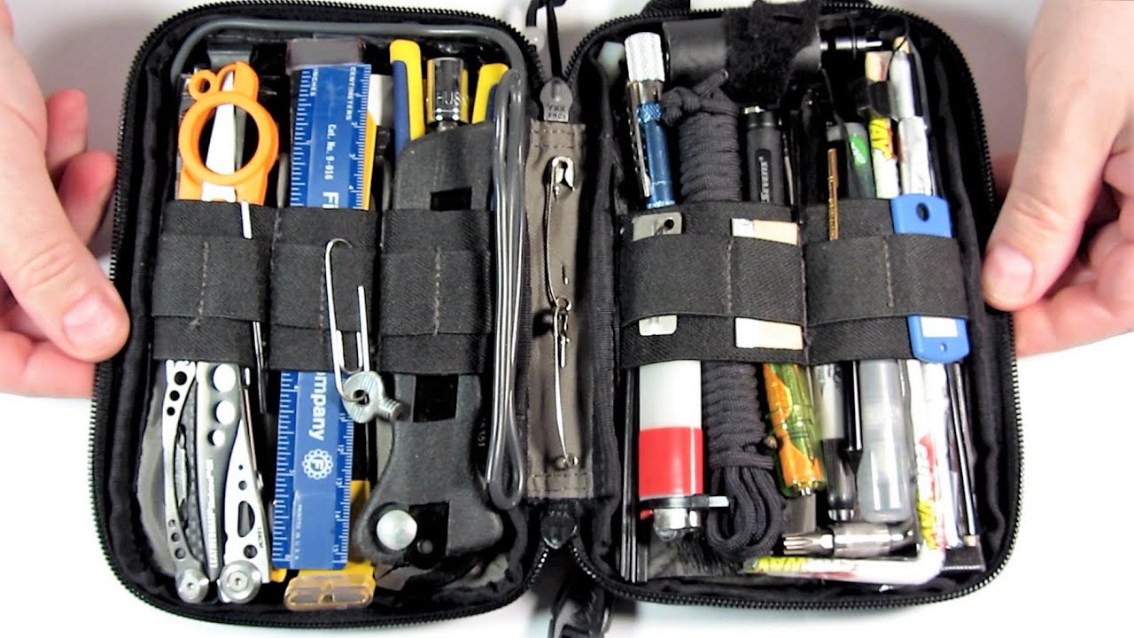 Survival Kit Tools/ Pt. 1 (of 3) Pocket Organizer-  MAXED OUT