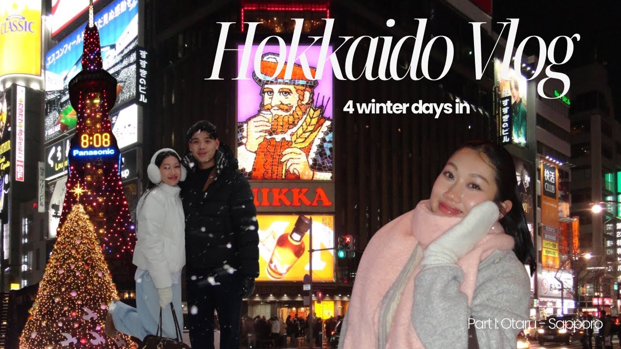4 Winter Days in Hokkaido ❄️ Part I: Exploring Otaru and Sapporo in the winter ☃️