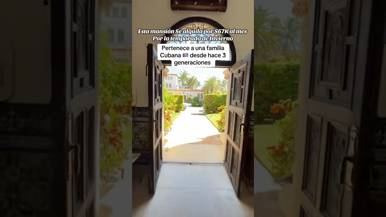 Tour de Una Mansion en La Isla de Palm Beach Florida