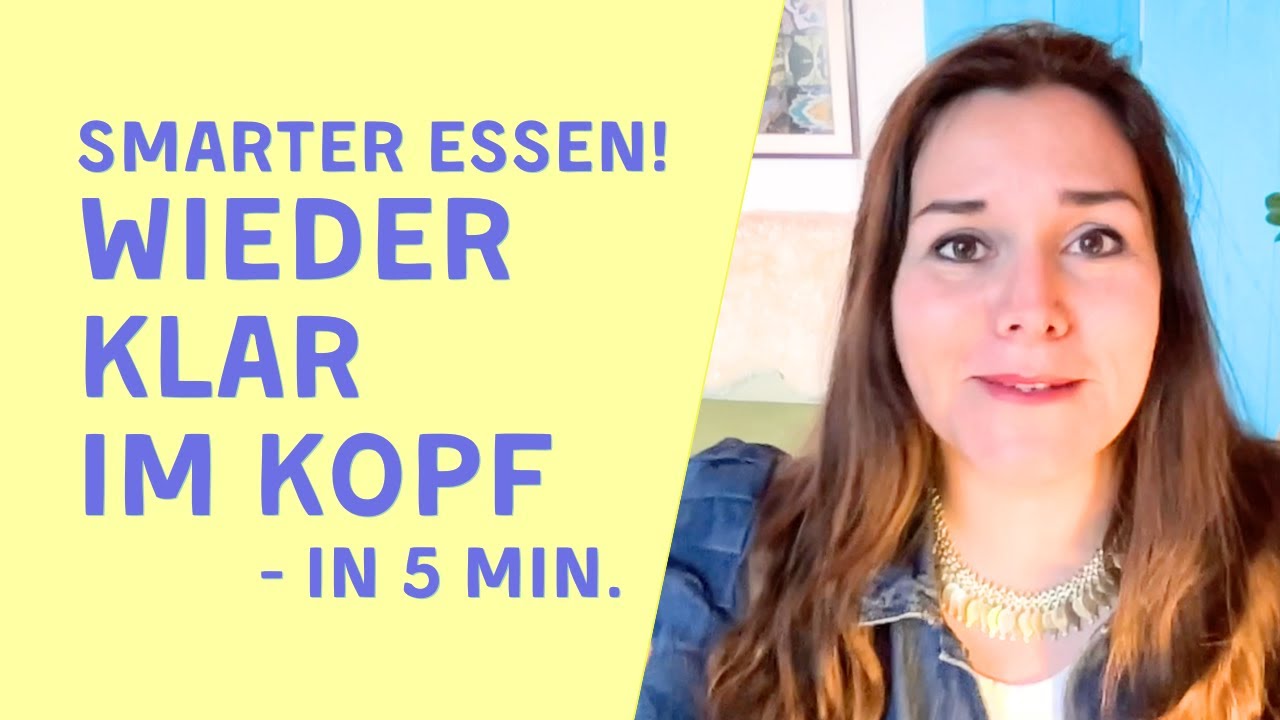 Konzentrationsprobleme? Alles wie in Watte?🥺 Wie du KLARER denkst. In 5 Minuten #ern&auml;hrung #brainfog
