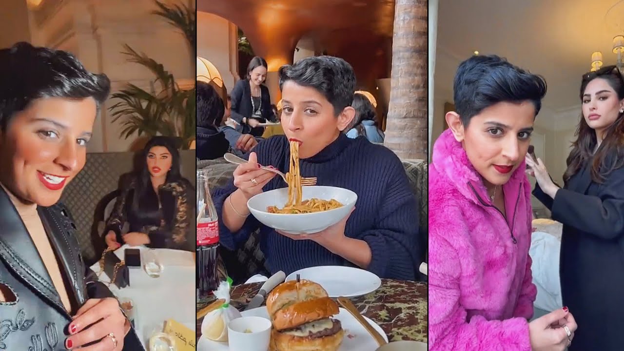 نوره العميري معزومة على عشاء فاخر مع فوز الفهد ومشاهير السوشل ميديا في باريس❤️