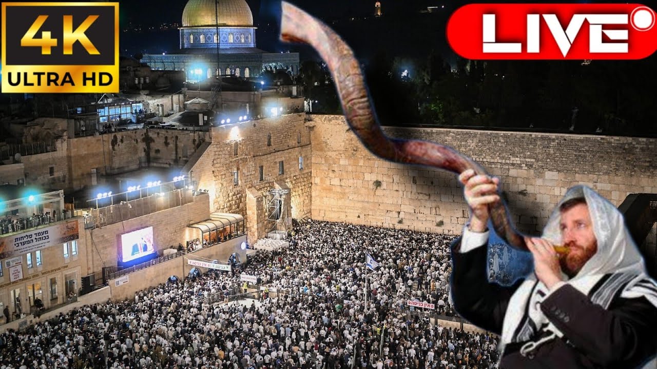 LIVE : YOM KIPPUR | Selichot | SHOFAR | Toque do shofar