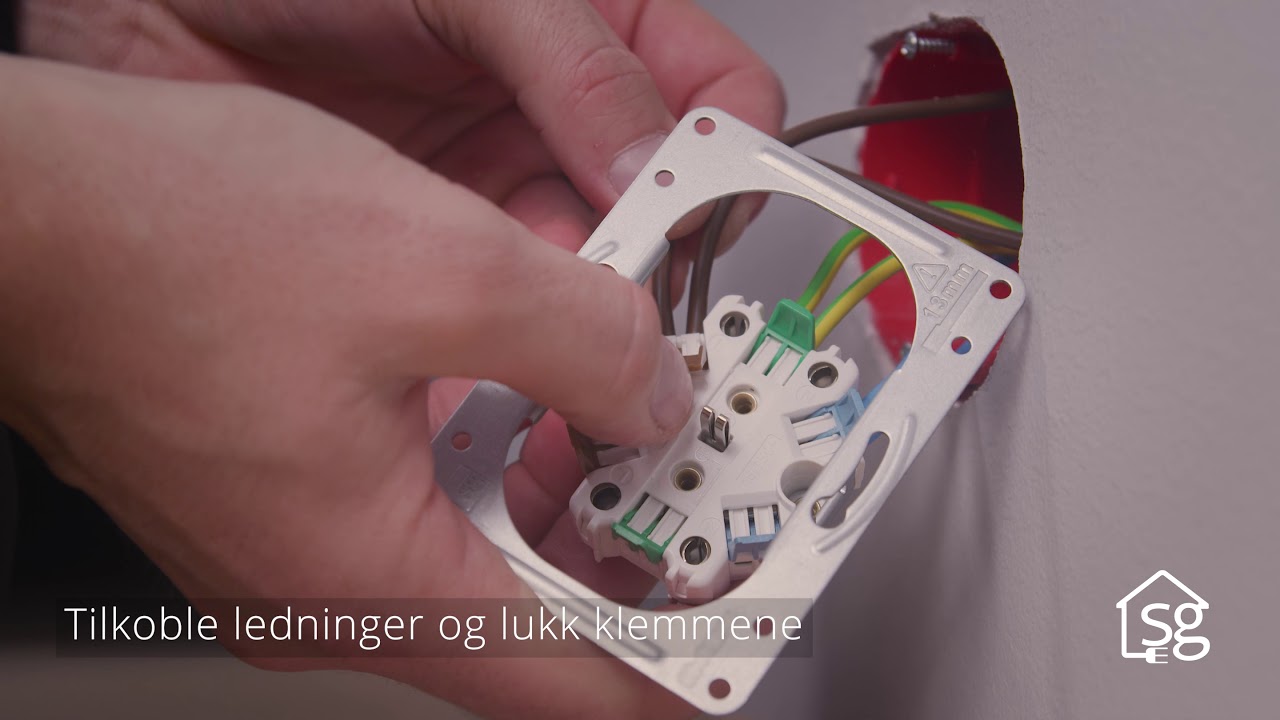 SG Install Guide Montering stikkontakt IF 1 (norsk)