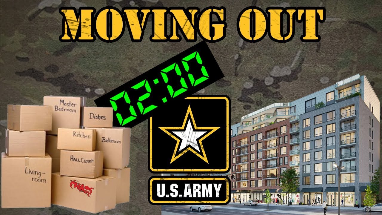 Single and living off base in the Army