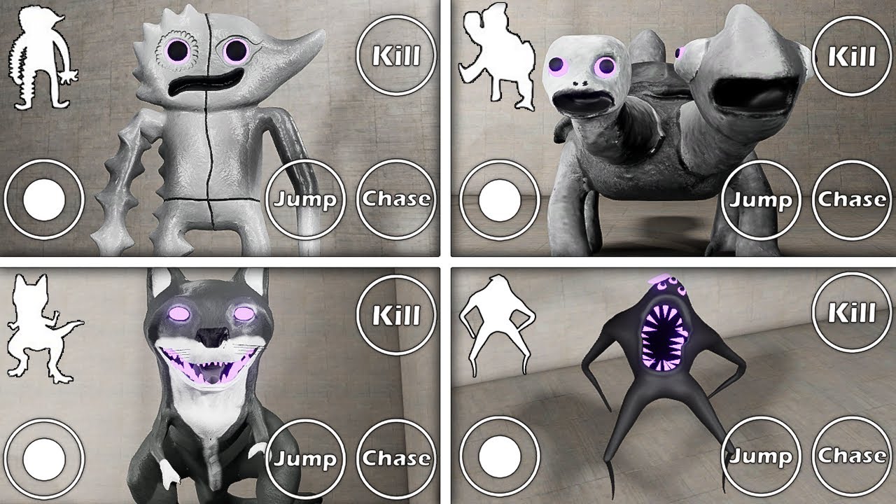 Garten of Banban 1, 2, 3, 4, 6, 7, 8 - What IF I PLAY as NAUGHTIFIED MONSTERS?