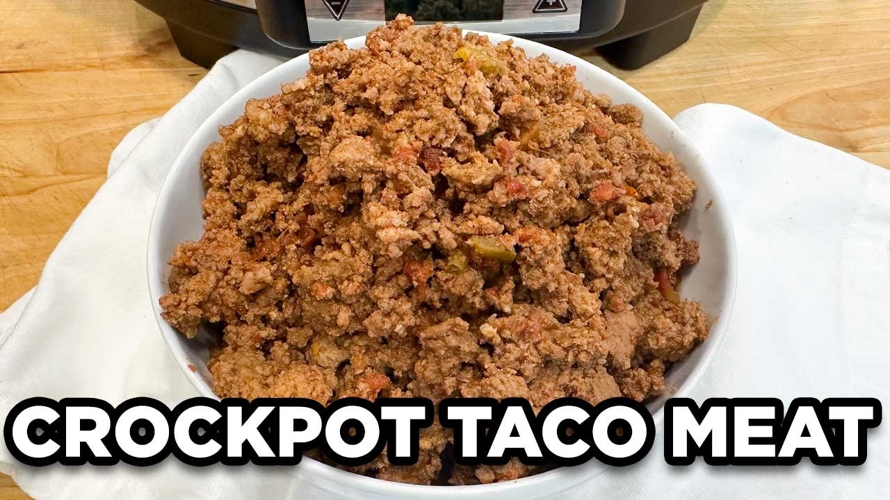 Crockpot Taco Meat | Prep Ahead & Feed a Crowd