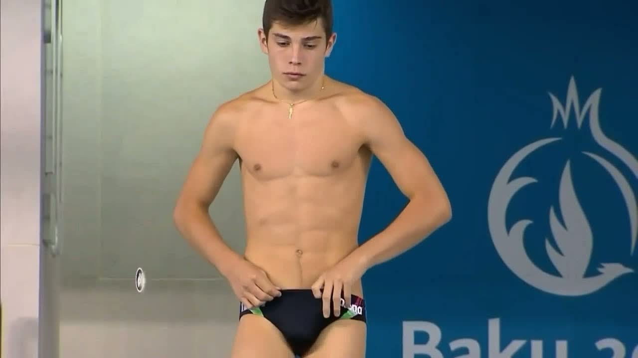 Vladimir BARBU - 2015 European Games, Baku (AZE) - Men 10m Prelim Dives 7-8-9