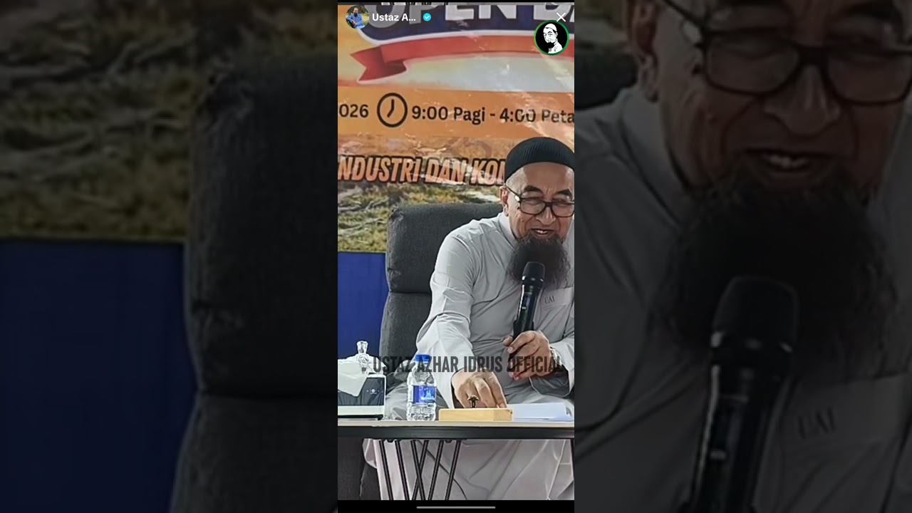 Azhar idrus tanya soalan untuk pekerja. 