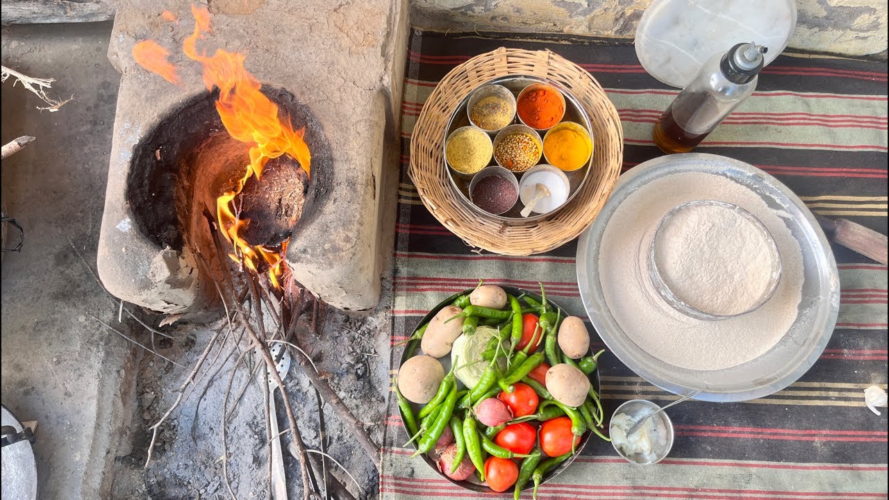 Chulhe ka khana #cooking #live