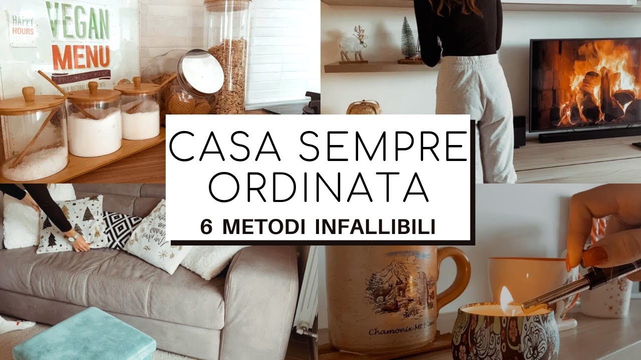 6 TRUCCHI PER UNA CASA SEMPRE ORDINATA💚🏠 HOME_MY