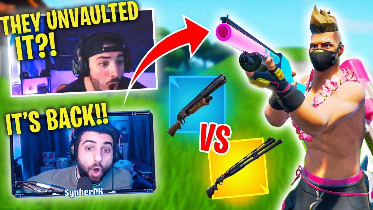*UNVAULTED* Pump Shotgun vs. Combat Shotgun.. WHICH IS BETTER?! Feat. SypherPK