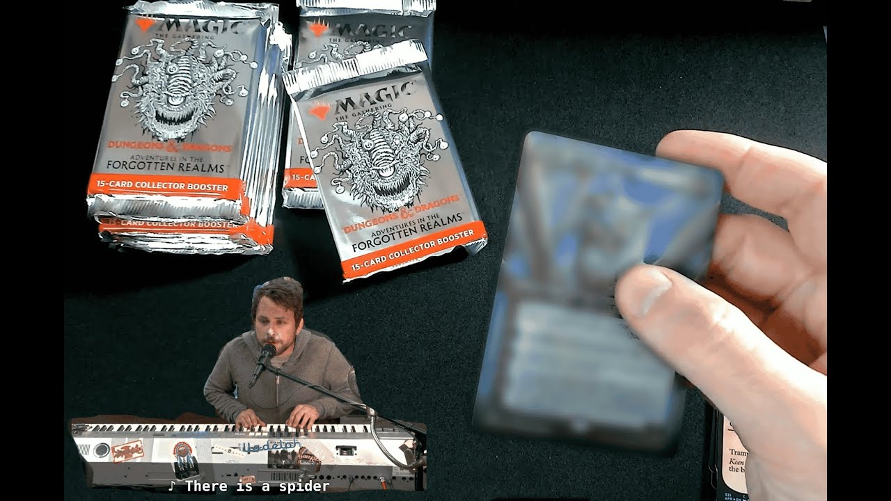 MTG Adventures in the Forgotten Realms Collector Booster Box Unboxing - Dragon Hunt!