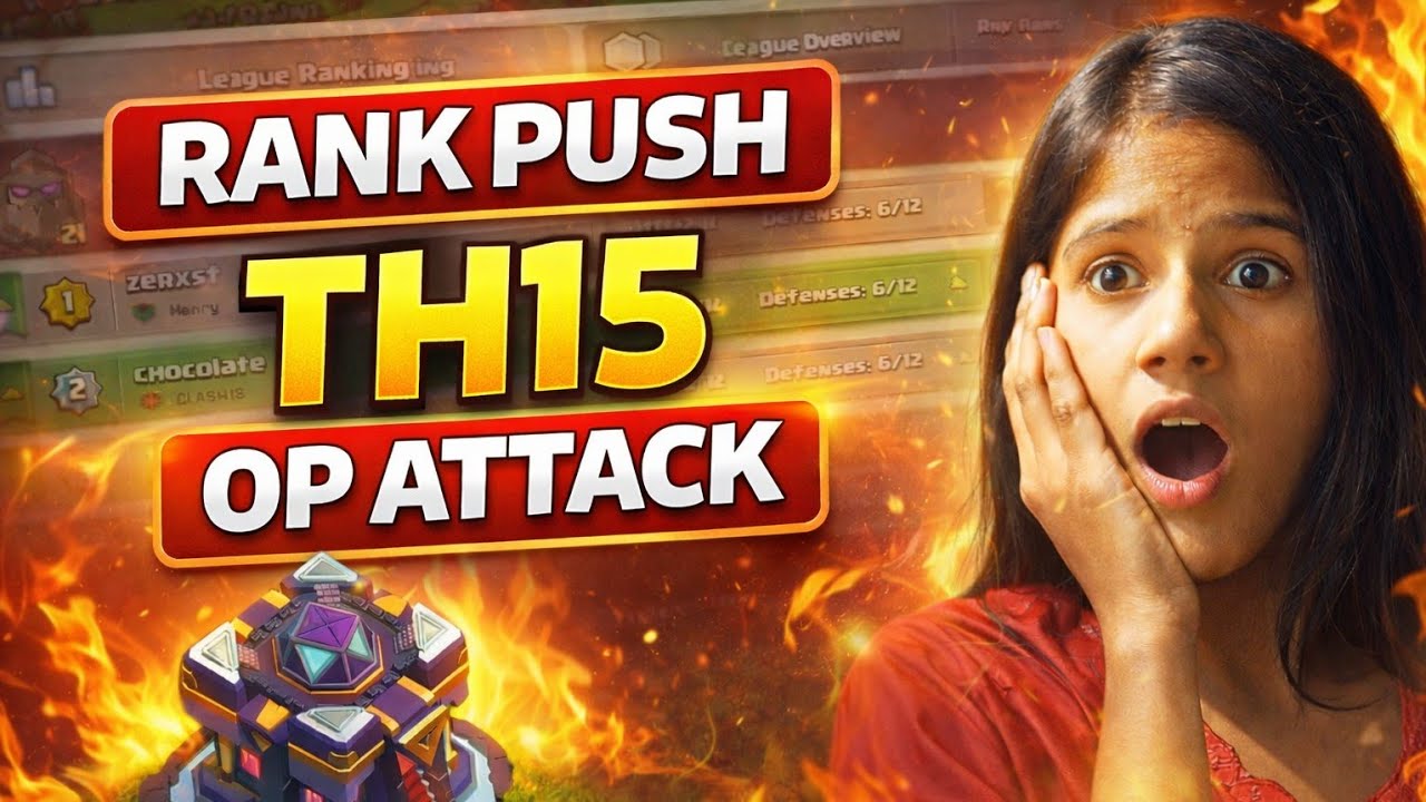 TH15 Attack in Ranked Battle 😱 OP Result! #clashofclans 