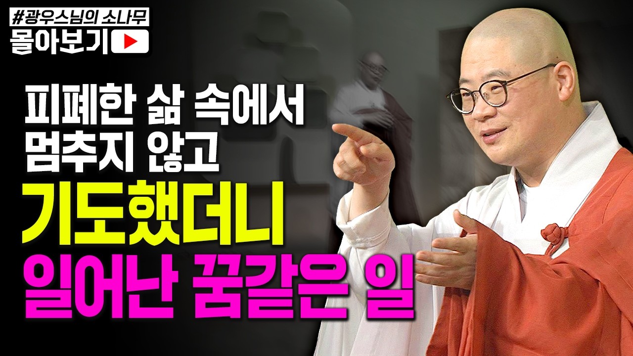 치매걸린 아버지가 폭언하며 폭행을.. 피폐한 삶 속에서 멈추지 않고 기도했더니 일어난 꿈같은 일 [초심으로 돌아가는 광우스님의 소나무 시즌3 몰아보기]