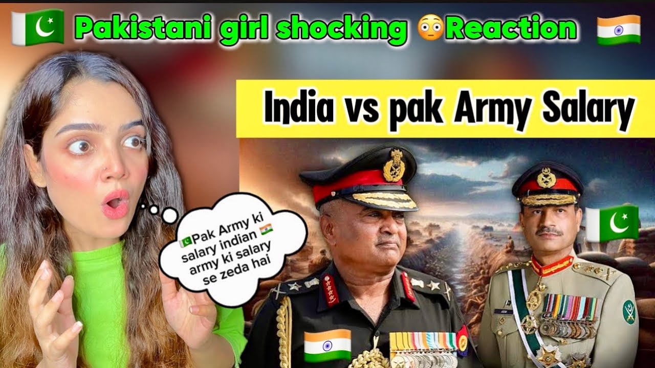 Indian Army Officers Rank And Salary Vs Pakistan Army Officers Rank And Salary | Reaction!!
