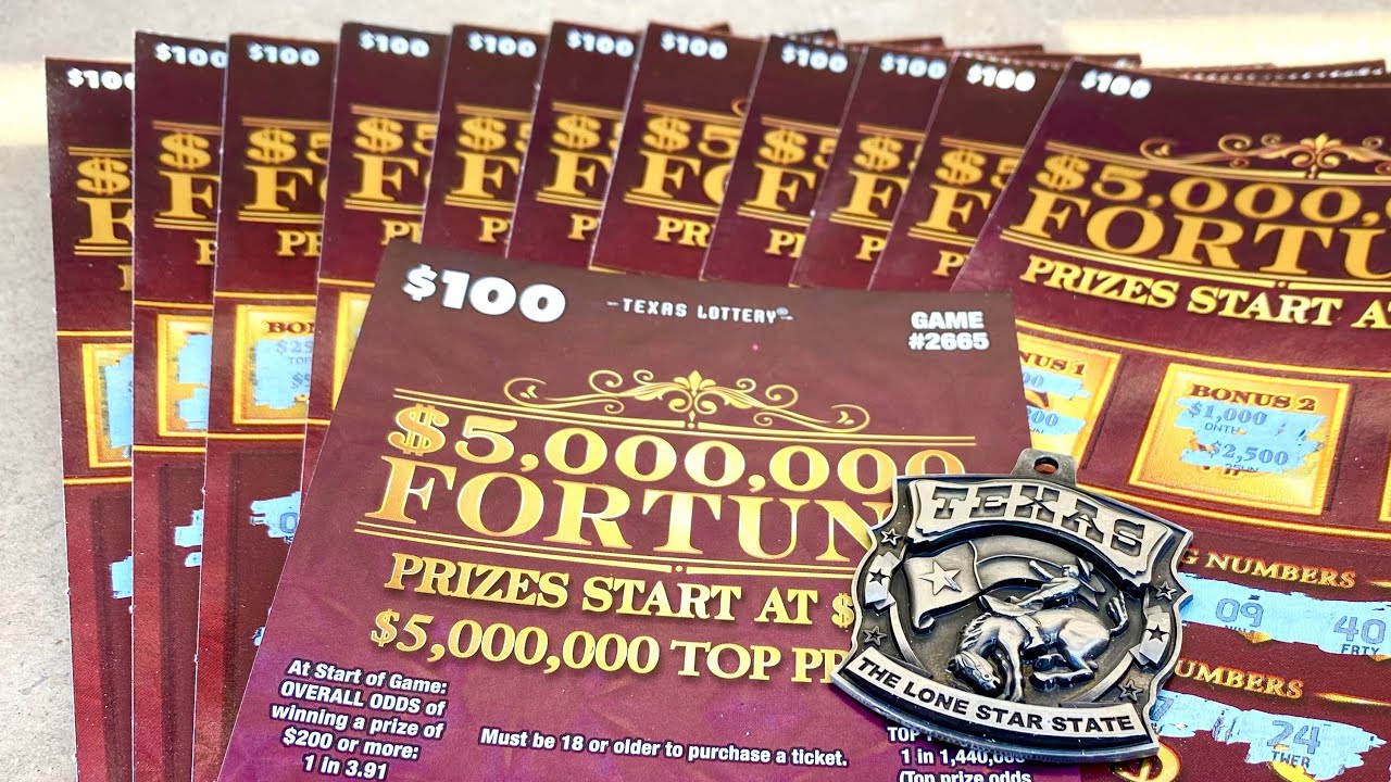 NEW $100 Tx ticket - Full Pack - $5,000,000 FORTUNE