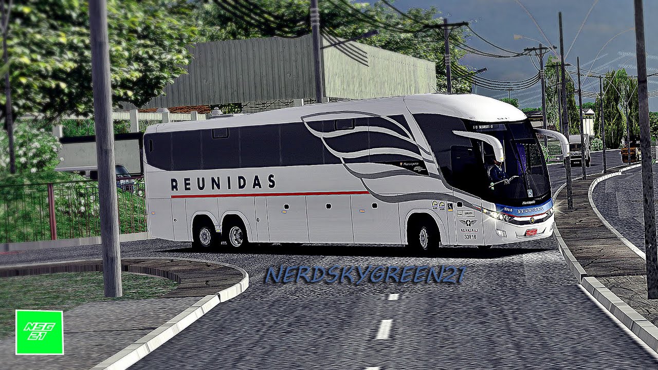 [OMSI 2] Marcopolo Paradiso G7 1200 MB O-500RSD Bluetec 5 +G27 - Reunidas Transportes | MAPA SP B.V