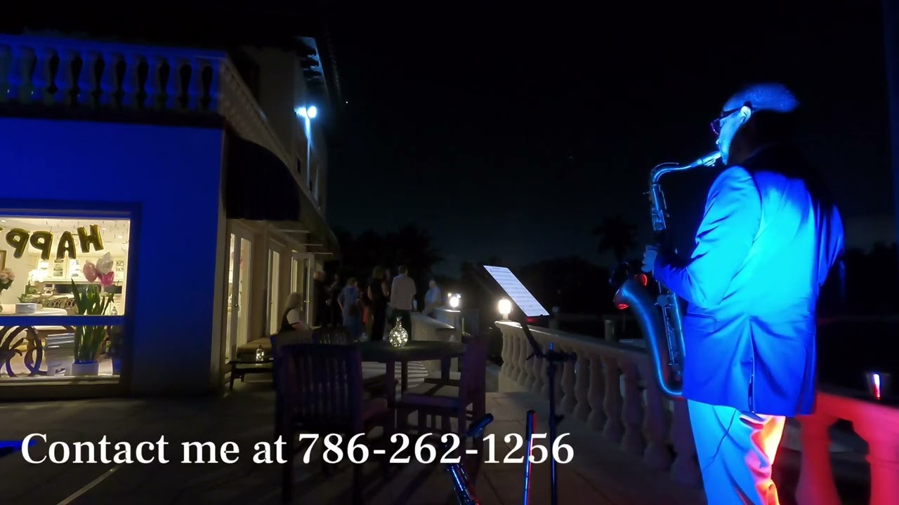 Saxophone Player for Your Event, Now !