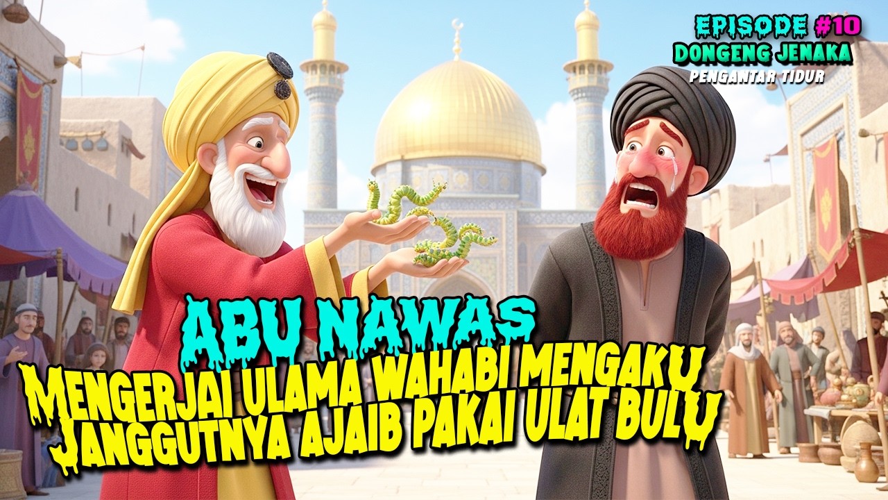 ABU NAWAS MENGERJAI ULAMA WAHABI YANG ANGKUH PAKAI ULAT BULU | DONGENG PENGANTAR TIDUR
