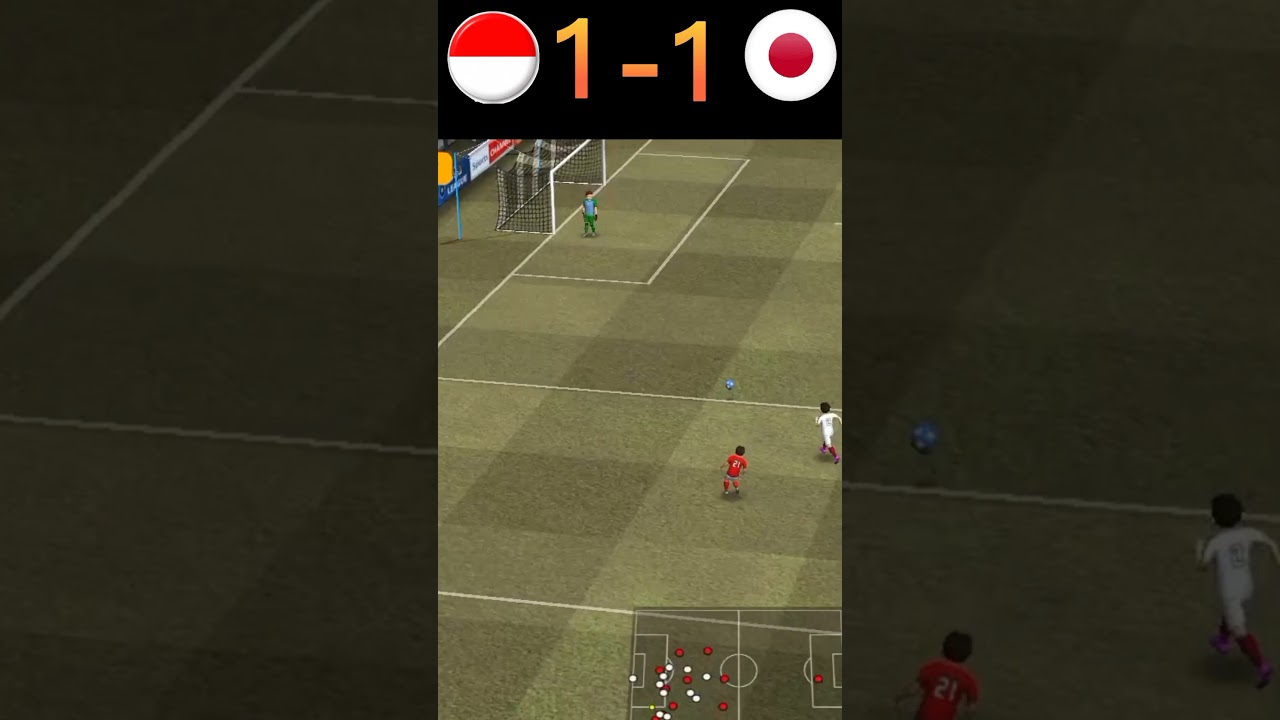 INDONESIA vs JAPAN Quarter final Asia cup ll Pro league soccer ll