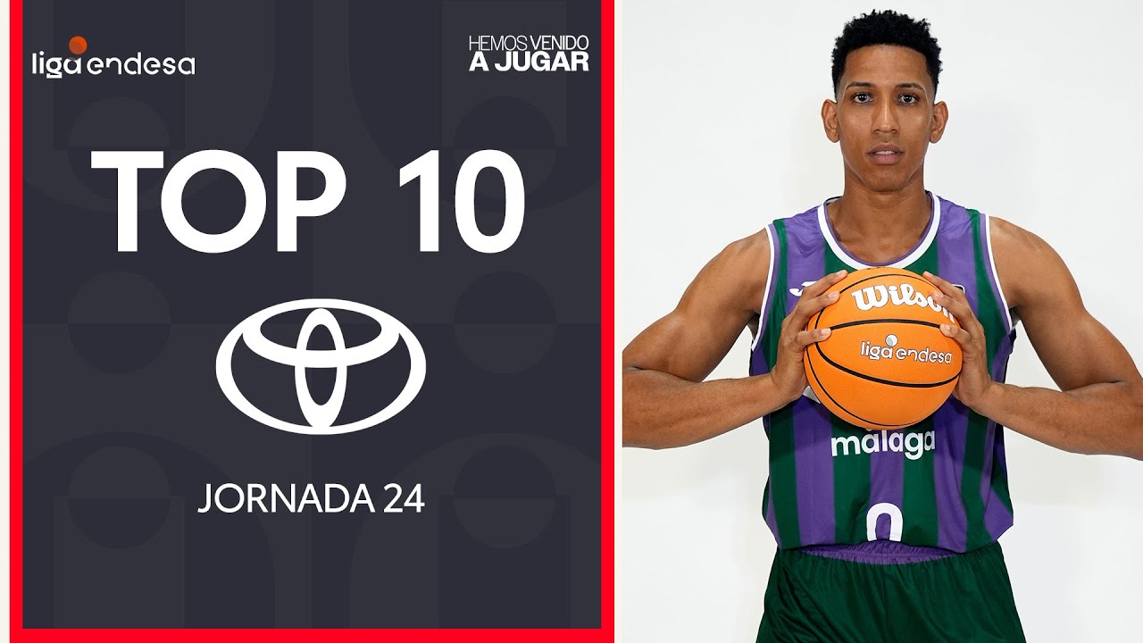 Tyson Pérez destroza el aro en el Top 10 Toyota | Liga Endesa 2024-25
