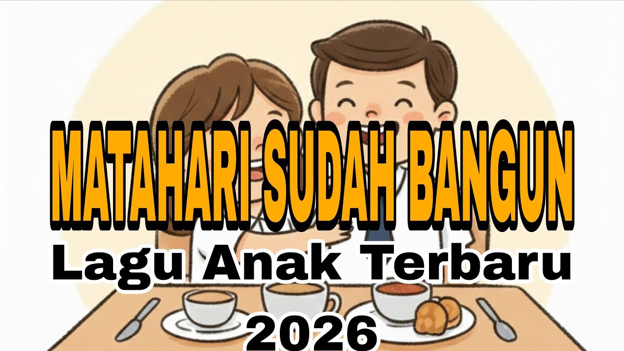 Matahari Sudah Bangun! ☀️ Lagu Anak Semangat Pagi & Persiapan Sekolah