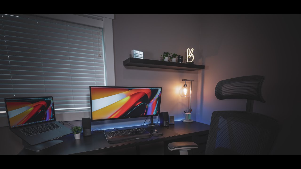 My MODERN Productivity Desk Setup (2021)