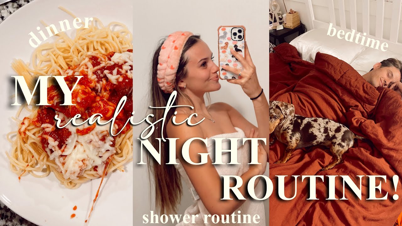 my *REALISTIC* 5PM night routine! 🌙