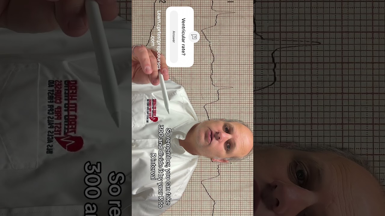 ECG estimated ventricular rate? #ACLS #aclstestprepcourse #ACLSreview #aclsexam #ACLSstudyguide #ekg