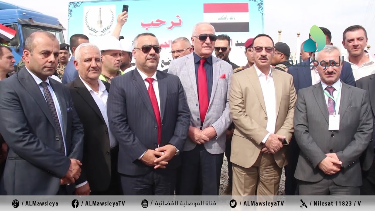 جامعة نينوى تضع حجر اساس مدينتها الجامعية في منطقة العذبة غرب الموصل بحضور المحافظ وعدد من المسؤولين