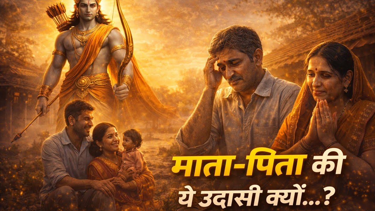 “बेटा खुश है, पर माता-पिता क्यों उदास हैं?”।